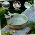 thumbnail image 4 of Luysn Bird Feeder,Ceramic Birdbath Bowl Wild Bird Feeder Food Holder Container Feeding Tray for Outside,Bird Bath Bird Feeders for Outdoors,Bird Bath for Outside,Bird Feeders 6"X3", 4 of 6