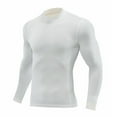 thumbnail image 1 of Men's UPF 50+ Long Sleeve Compression Shirts, Athletic Workout Shirt, Water Sports Rash Guard,, 1 of 5