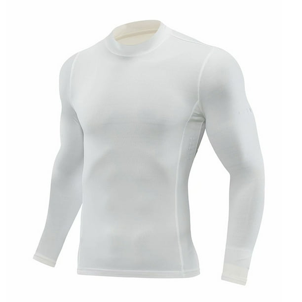 Men Women UPF 50+ Long Sleeve Compression Shirts Athletic Workout