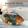 thumbnail image 4 of Yayeee Pillowcase Standard Size Set of 2 Satin Wrinkle Resistant Pillow Case, Bright Floral, 4 of 8