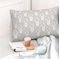 thumbnail image 5 of Kdxio Cotton Pillow Cases 16"x24" Pillowcases,Soft and Breathable Bedroom Pillow Cases-Rabbit And Heart, 5 of 8