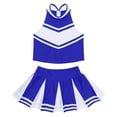 thumbnail image 3 of inhzoy Kids Girls Cheerleading Costume Outfit Tank Tops Pleated Mini Skirt Set, 3 of 6