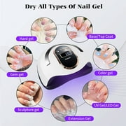 COWIN Gel Dryer Lamp for Manicure UV LED Nail Dryer Smart Sensor 168W Powerful Professional
