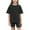 Black a1, variant on snilers Girls Athletic Short Sets 2 Piece Summer Outfits Casual T Shirt and Shorts Casual Trendy Clothing Set Size 5-15 Years