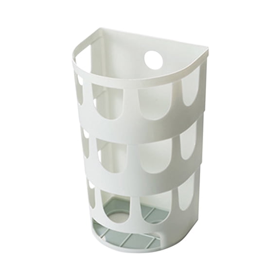 Wall Mounted Storage Basket with No Drilling Needed, Space-Saving Hollow Design for Kitchen, Bathroom, Office, and Home Organization, Easy to Clean, Versatile Clutter Storage Solution