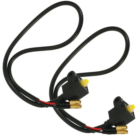 Brake Light Switch for Motorcycle with Power Cutoff Design Black Color 2 Pieces