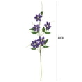thumbnail image 5 of 5 Fork Simulation Clematis Leaves, Wall Hanging Rattan Artificial Flower Modern Artificial Plants Wedding Decoration, 5 of 5