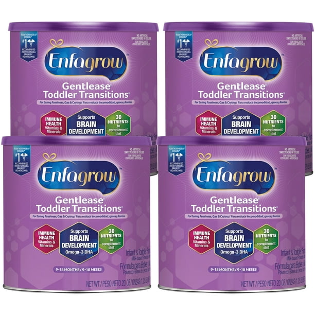 Enfagrow Toddler Transitions Gentlease Infant and Toddler Formula