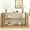 Natural, variant on 58" Console Tables for Entryway, 3 Tier Farmhouse Sofa Table with Open Shelf, Multi-Functional Storage Shelf for Living Room, Hallway, Foyer, Brown