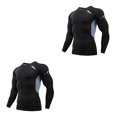 thumbnail image 3 of Qarigey Ropa interior térmica para hombre Medias de secado rápido Invierno Correr Cálido Ropa deportiva de manga larga Motocicleta 1609 gris,XL 2piezas, 3 of 6