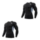 thumbnail image 3 of Sonducket Ropa interior térmica para hombre Deporte Medias de secado rápido Esquí de invierno Correr Capas de base cálidas Ropa deportiva 1609 gris,L 2piezas, 3 of 6