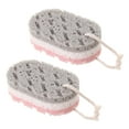 thumbnail image 2 of CQCYD 1Pcs Exfoliating Body Scrubber Sponge, 2-Pack Soft Bath Brush for Shower, Gentle Cleaning Scrubber for AdultsKids, Reusable Loofah Sponge Pad, Back Scrubber Brush for Exfoliation Skin Care, 2 of 9