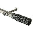 thumbnail image 2 of 13/16" Dia Adjustable 120-170" Rocco Curtain Rod in Satin Nickel, 2 of 3
