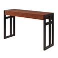 thumbnail image 2 of Convenience Concepts Table Console Monterey en Fini Noir et Bois Cerisier, 2 of 2