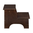thumbnail image 3 of Powell Pauling 2-Step Wood Bed Steps, Espresso, 3 of 10