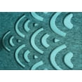 thumbnail image 1 of Ahgly Company Indoor Rectangle Patterned Dark Turquoise Green Area Rugs, 8' x 12', 1 of 6