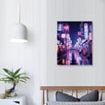 thumbnail image 3 of Nawypu Neon Art and College Posters College Dorm Room Decorations, Cool Posters for Guys, Trippy Neon Room Decor, Asian Art, Neon Posters for Rooms Framed, 3 of 4