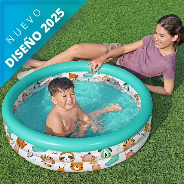 Alberca Infantil Inflable Circular Bestway de 3 Anillos