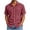 (Collar)Wine, variant on Coorders Men’s & Big Men’s George Linen Crew Neck Button Down Shirts with Double Pocket, Black, L