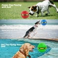thumbnail image 3 of Dog Flying Disc Toy, Flying Saucer Ball for Dogs, Outdoor Games Red+Pink 2PCS, 3 of 11