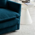 thumbnail image 4 of Oversized Loveseat Sectional Sofa Modern Deep Seat Reversible Chaises Sofa&Couch with 2 Movable Ottomans and 4 Pillows, Modular Sleeper Upholstered Couch for Living Room,Apartment,Studio,Office, 4 of 19