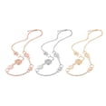 thumbnail image 4 of Becaristey Pendentif Pull Collier Mousseux Colliers Bijoux de Mode Partie Or Rose, 4 of 6