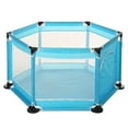 thumbnail image 4 of Baby Playpen Interactive Kids Play Playard Ocean Ball Safety Gate 6 Panel Fence (balls not Include), 4 of 6