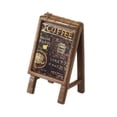 thumbnail image 4 of Letrero de cafetería para casa de muñecas a escala 1/64, letrero de en miniatura, menú de cafetería pequeño y realista para manualidades, tienda, 4 of 9