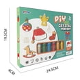 thumbnail image 3 of Limited Time Qaailabf DIY Crystal Paint Arts And Crafts Set Three Dimensional Baking Graffiti, Coloring, And Adhesive Painting 20ml, 3 of 6
