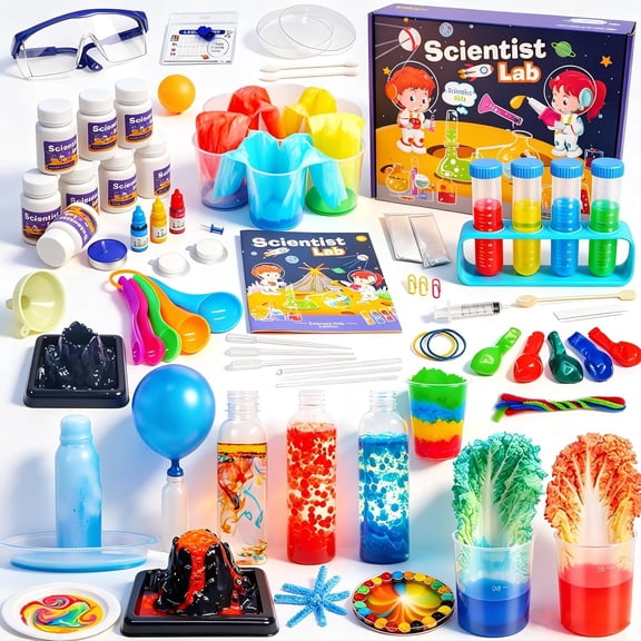 Caunedy Science Experiment Kit for Kids,Educational Science Toys Gifts for Boys & Girls Ages 6-12
