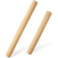 thumbnail image 1 of Rodillo de amasar - Rodillo de amasar pequeño - Rodillo de amasar de madera sin asas, accesorio perfecto para hornear fondant, pizza, pasteles, masa de pasta y masa quebrada (juego de 2), 1 of 7