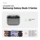 thumbnail image 2 of Funda Elago Pager para Samsung Galaxy Buds 3 y Buds 3 Pro, color negro, 2 of 9
