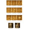 thumbnail image 4 of Lámpara de ventosa navideña con luces LED, campana, muñeco de nieve, estrella, decoración navideña para ventanas, lámpara colgante alimentada por batería para decoración del hogar, Navidad, 4 of 5