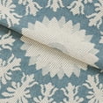 thumbnail image 4 of Superior 3-Pieces High-Durability Reversible Cotton Blend Bedspread Set, Queen, Cerulean Blue, 4 of 8