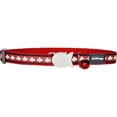 thumbnail image 1 of Red Dingo CC-RF-RE-SM Cat Collar Reflective Red, 1 of 10