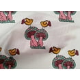 thumbnail image 4 of oneOone Cotton Poplin Fabric Bird & Mushroom Block Printed Fabric 1 Yard 42 Inch Wide, 4 of 4
