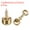 Gold, variant on Uxcell 4Pack 9mm Decorative Screws with Caps Mirror Screws for Mirrors Tables Gold