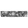 thumbnail image 2 of MKHERT Paisley Black Table Runner for Wedding Party Banquet Decoration 14x72 inch, 2 of 3