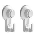 thumbnail image 4 of Wosthever Ganchos ajustables de 2 uds., colgador de ventosa al vacío para baño, colgador de ropa, soporte para colgar toallas, gancho para Gancho fino, 4 of 6