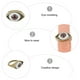 thumbnail image 2 of EeaseMX Anillo de aleación Anillo de dedo con diseño de ojo exagerado Anillo vintage Estilo punk Joyería de dedo Marrón, 2 of 7