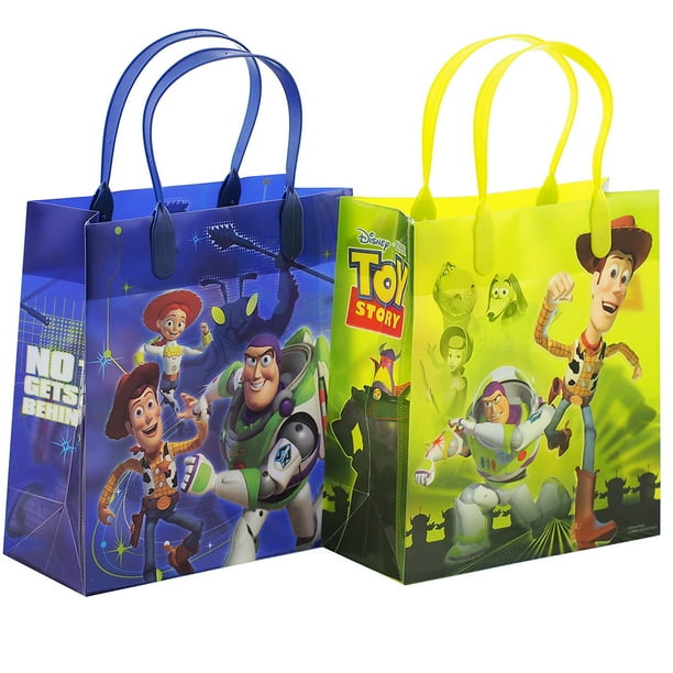 Toy Story 12 Party Favor Reusable Goodie Medium Gift Bags 8" Walmart