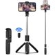 thumbnail image 1 of Trípode de mano con control remoto inalámbrico desmontable y mini trípode para selfies, trípode extensible todo en uno, 1 of 8