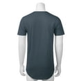 thumbnail image 4 of Allsense Men's Lightweight Color Longline Modern Fit T-Shirt Short Sleeve H.Denim 2XL, 4 of 4