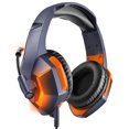 thumbnail image 1 of Audífonos On Ear Timework Alámbricos Gamer Unlock Negro con Naranja, 1 of 3