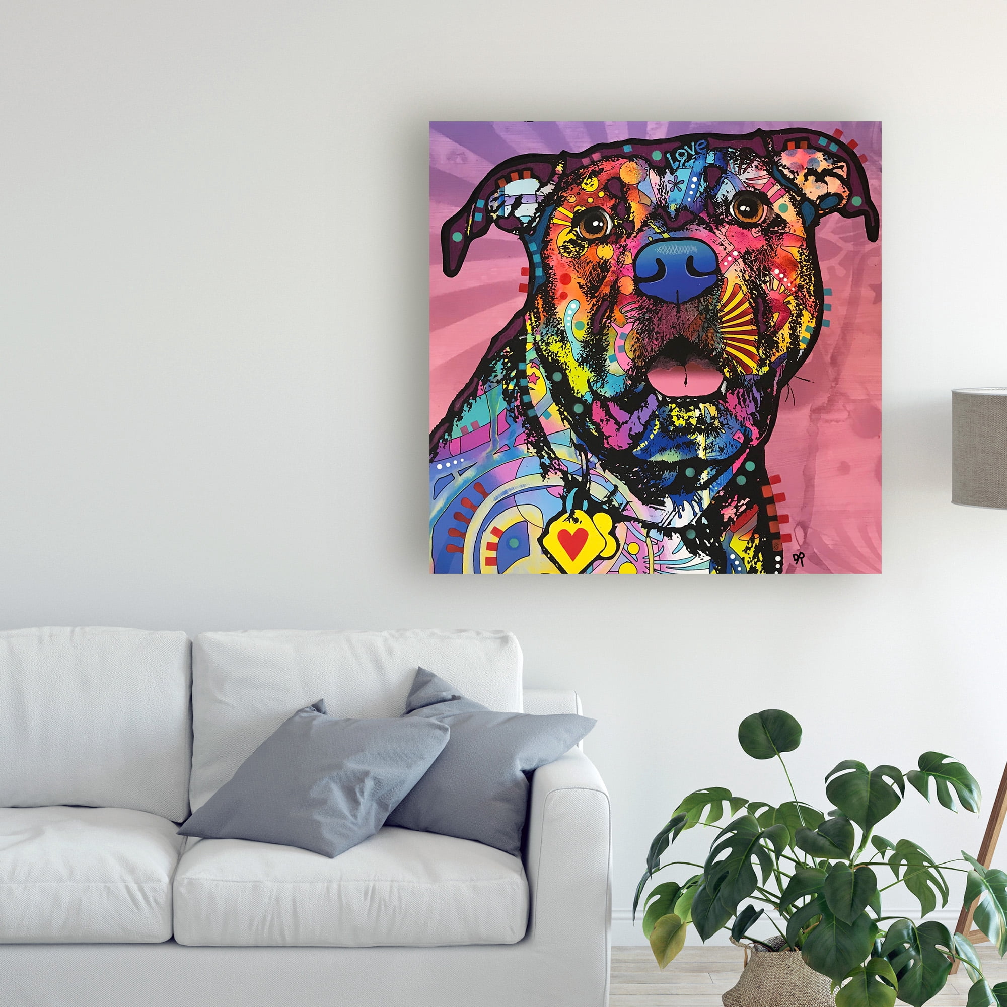 Trademark Fine Art 'Love Face' Canvas Art by Dean Russo