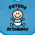thumbnail image 4 of Inktastic Future Attorney Lawyer in Training Boys Baby Bib, 4 of 4