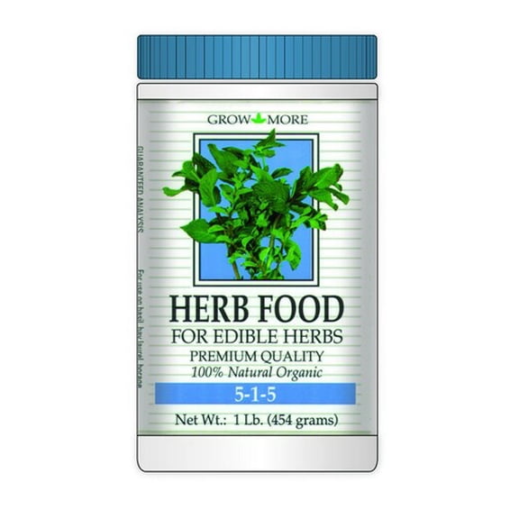 Grow More Herb Plant Food 5-1-5 1lb 100046852