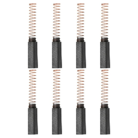 Uxcell 8 Pcs Carbon Brushes, 4x4x14 mm Electric Motor Carbon Brush for Electric Motors, Power Tool, Angle Grinder, Carbon Brush Replacement