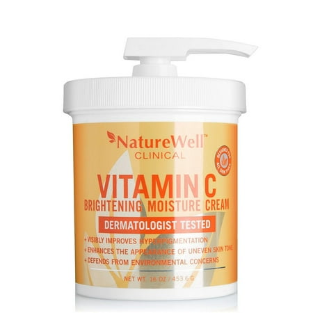 Nature Well La vitamine C Crème éclaircissante humidité (16 onces.)