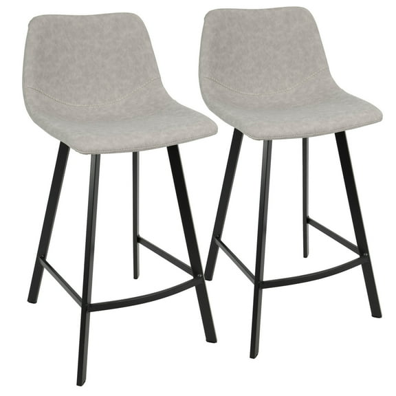 LumiSource Outlaw Counter Stool - Set of 2